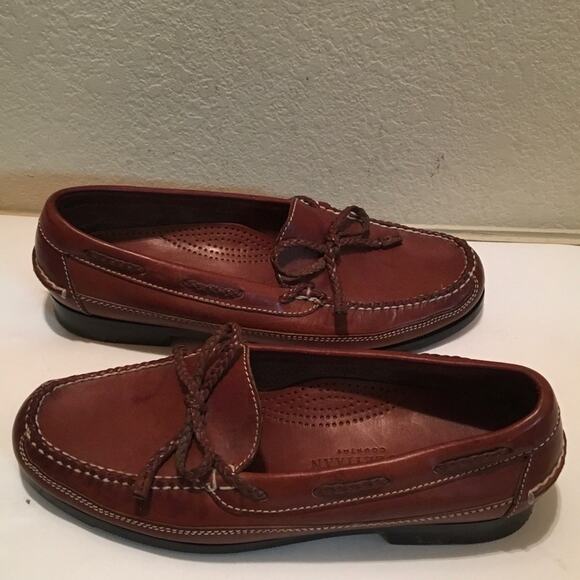 Cole HAAN Top Siders BROWN leather cushion Size 9